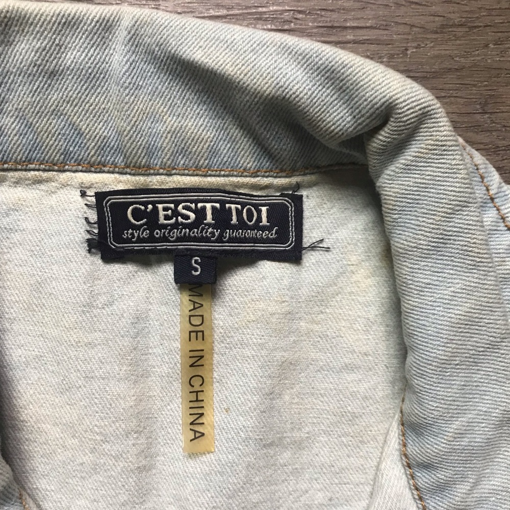 Blue Jean Vest - Picture 2 of 6
